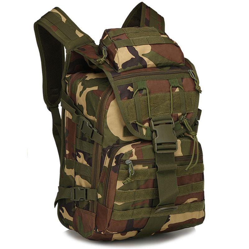Durable 40l Outdoor Military Tactical Backpack With Adjustable Straps And Waist Protector