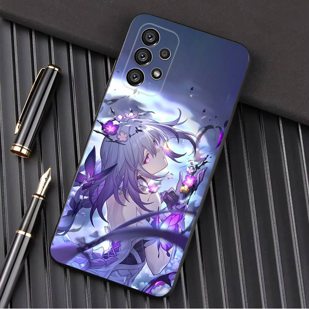 H-Honkai Castorice Star R-Rail Phone Case For Samsung Galaxy A13,A21s,A22,A31,A32,A52,A53,A71,A80,A91 Soft Black Shell