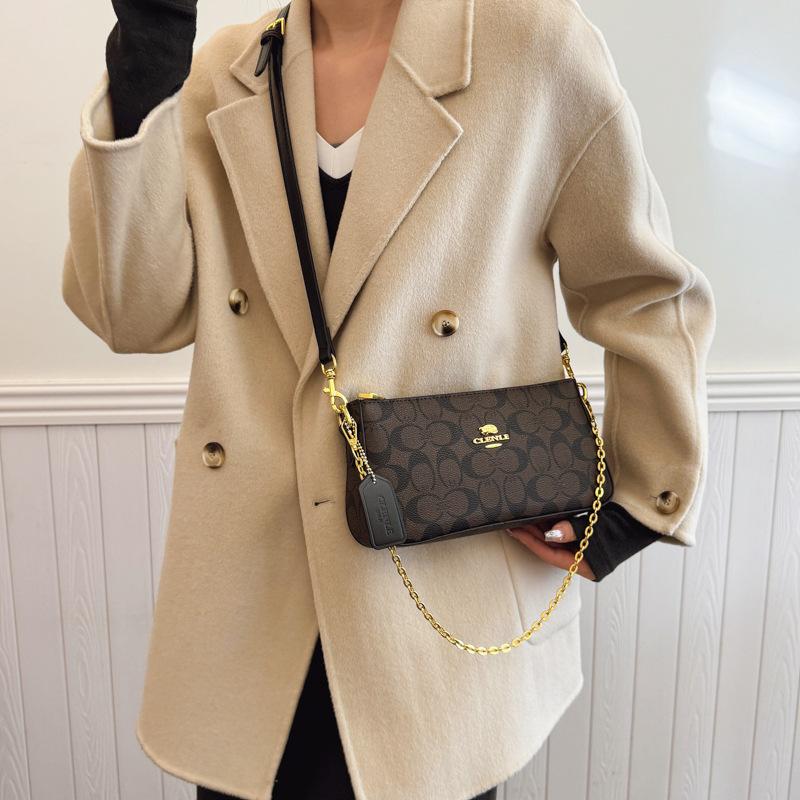 Τσάντα Γυναικεία Νέα Τσάντα Μασχάλης Κλασική Τσάντα Ώμου Χιαστί Αλυσίδα Μικρή Τετράγωνη Τσάντα Γυναικεία