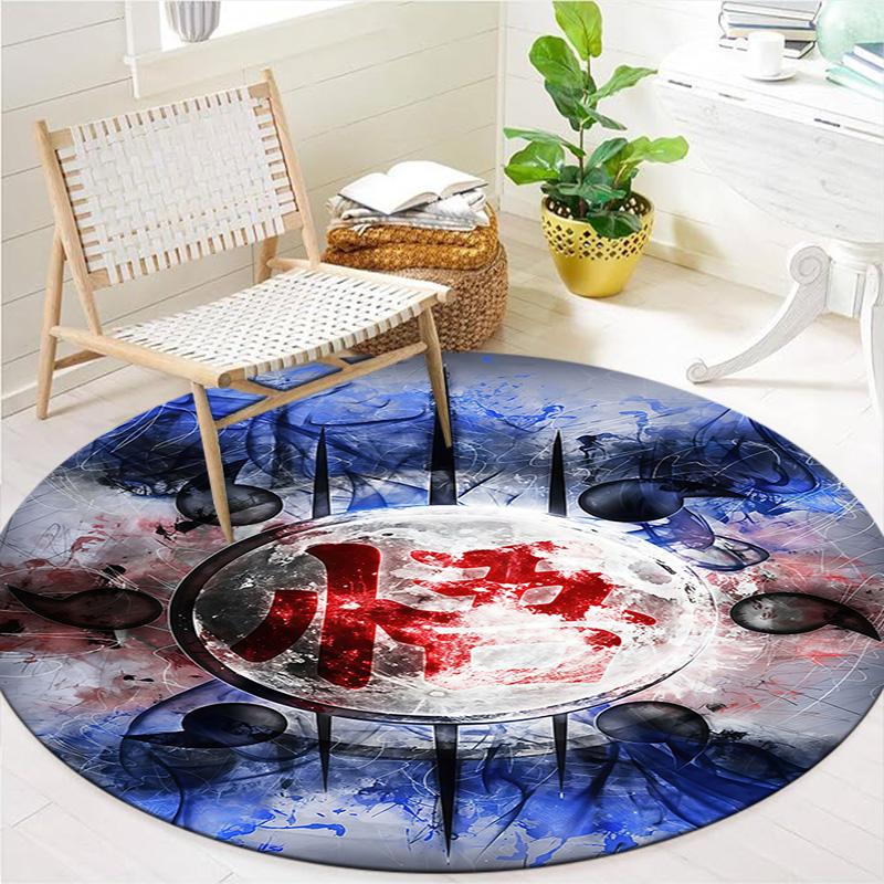 Dragon Ball Z Round Area Rug Carpet Rug For Living Room Bedroom Sofa Playroom Decor Nonslip Floor Mat