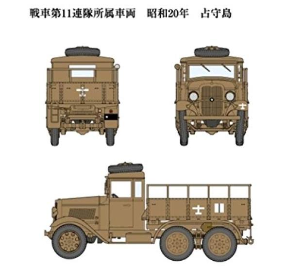 Fine Molds Maßstab Japanische Armee Typ 94 Motorisierter Fracht-Hardtop Kunststoff FM30 1/35 Sechsradfahrzeug, Kastenmodell,
