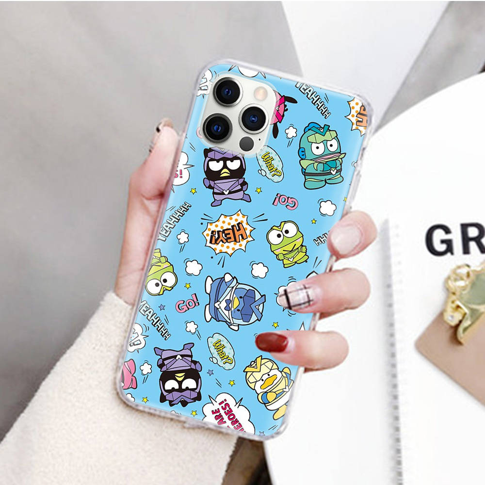 JZ10 Sanrio Characters Transparent Case for Samsung A04 A14 A23 M33 M53 Realme 10 9 C35 C55 VIVO Y02 X80 Infinix Hot 30 Note 11 Tecno Spark 8P Pro