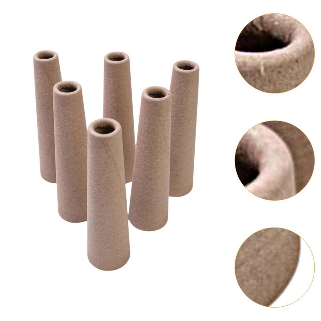 6 Stück Garnwickler Röhre Papierrolle Kartonröhre Wickler Zubehör Garnhalter DIY Bastelbedarf Manuelle Garnkonusröhre