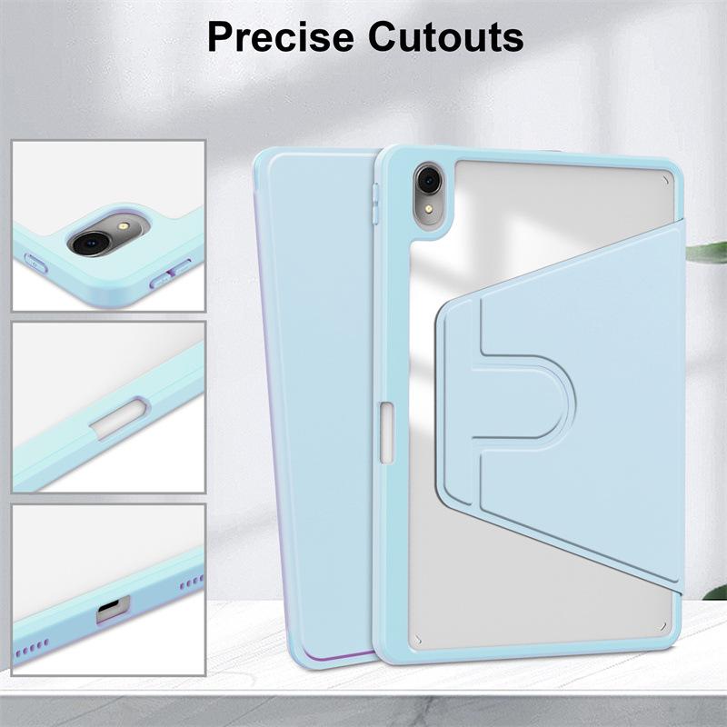 Compatible Huawei MatePad 11.5S Rotating Ultra-Thin Acrylic Leather Case with Pen Slot