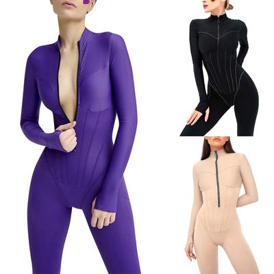 Women's Spring And Summer Sexy All-match Solid Color Jumpsuit