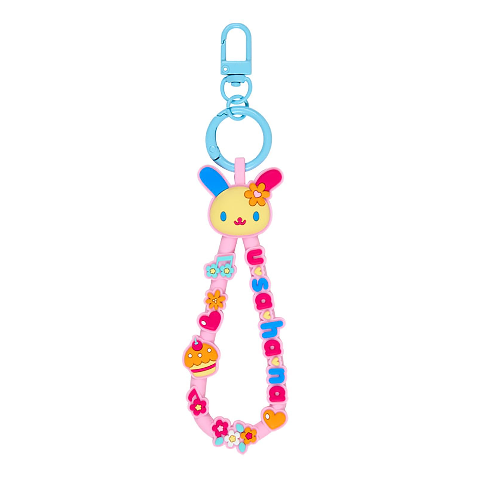 Sanrio Rubber Cord Keychain Grand Prix 1st Usahana 829439 (Character Edition)
