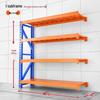 Iron Storage Rack: Heavy/Light/Medium Duty Metal Shelving for Industrial Warehouses