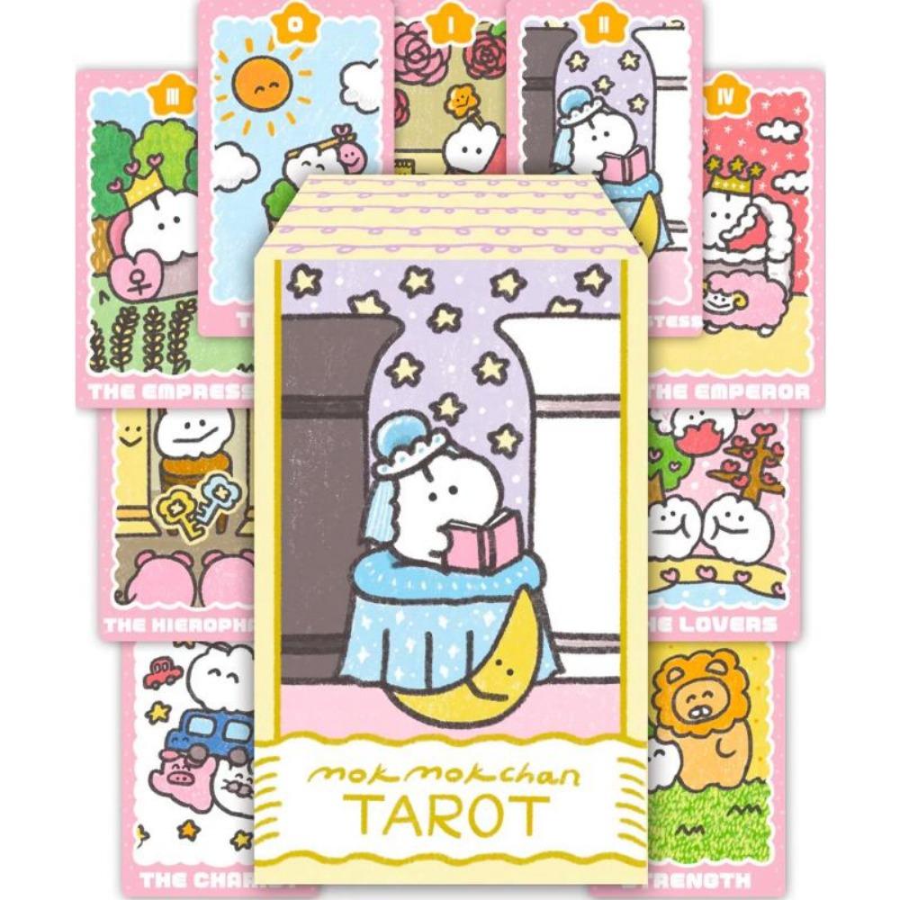 12x7cm Mokmok Chan Tarot 78 Pcs Cards Tarot Deck