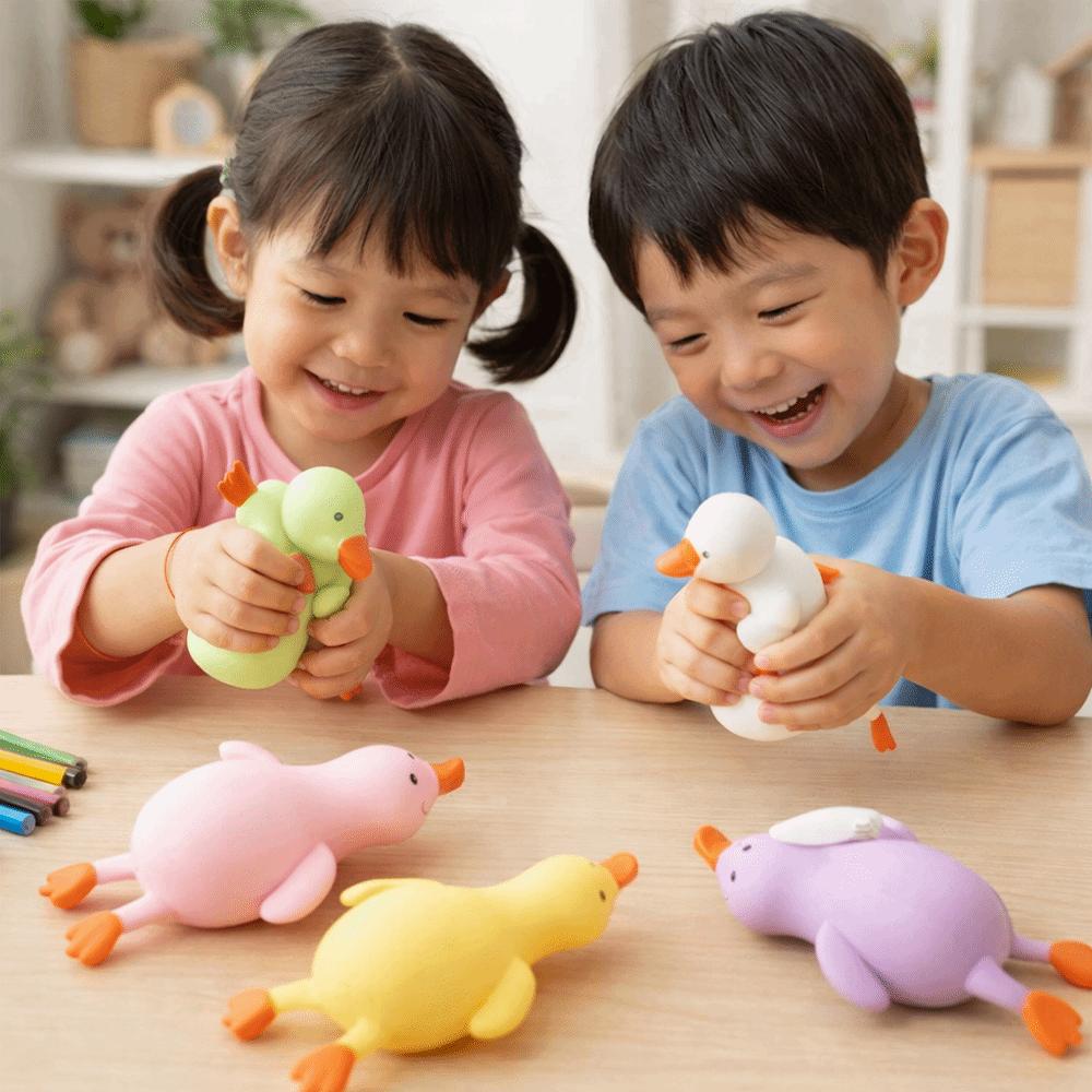 Cute Animals Duck Squeeze toys Duck Figure Vent Toys Sensory Toys Kawaii Style Decompression toys Creative Stress Relief Toy