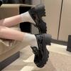 Retro Star Autumn New Light Big Head Versatile Height Increase Platform Small Leather Shoes