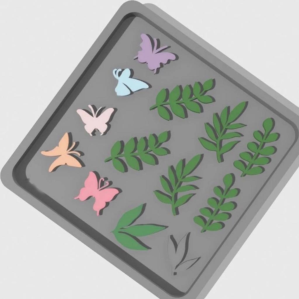 Praktická forma na výrobu příslušenství Praktická sada silikonových forem pro různé řemeslné a ručně vyráběné šperky