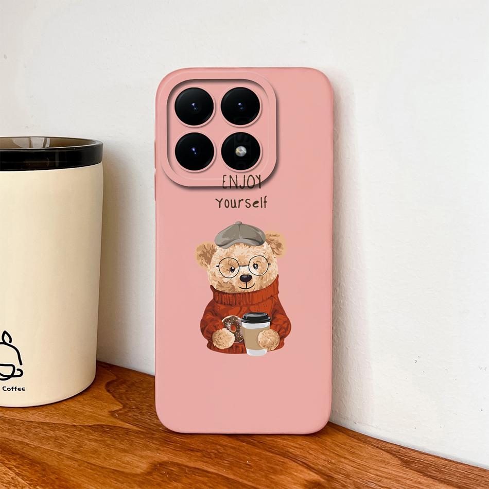 For Xiaomi 15T Pro Phone Case For Xiaomi 17 Pro Max Cute Astronaut Funda For Xiaomi15T Soft Liquid Silicone Durable Back Covers