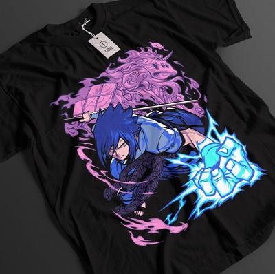 Naruto Shirt Sasuke T-Shirt Itachi Uchiha T-Shirt Orochimaru Oberteil Anime Unisex T-Shirt