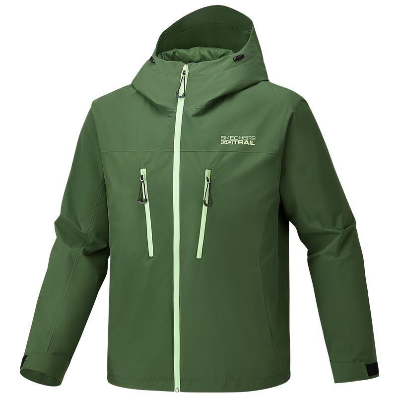 Skechers Unisex Hooded Waterproof Hiking Jacket XXL 105