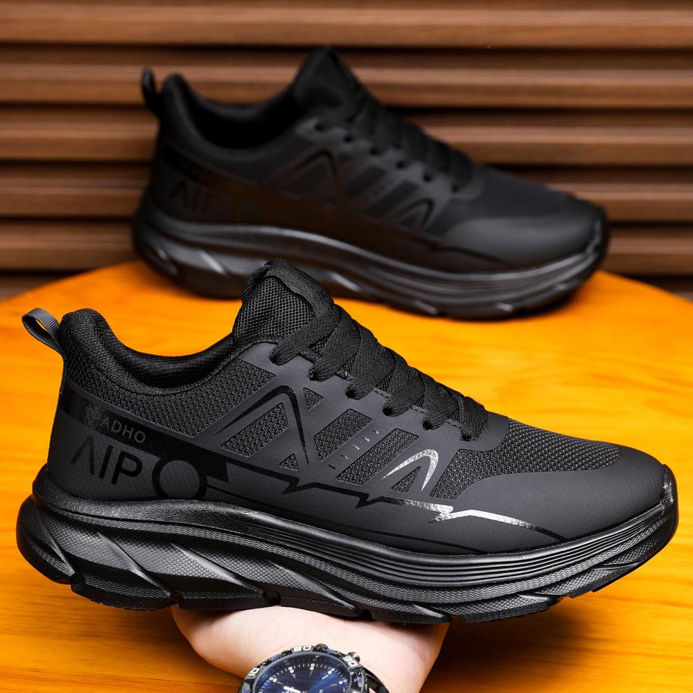 Men's 2025 Autumn/Winter Soft Sole Non-Slip Running Shoes - Fashionable, Wear-Resistant Casual Outdoor Sports Footwear