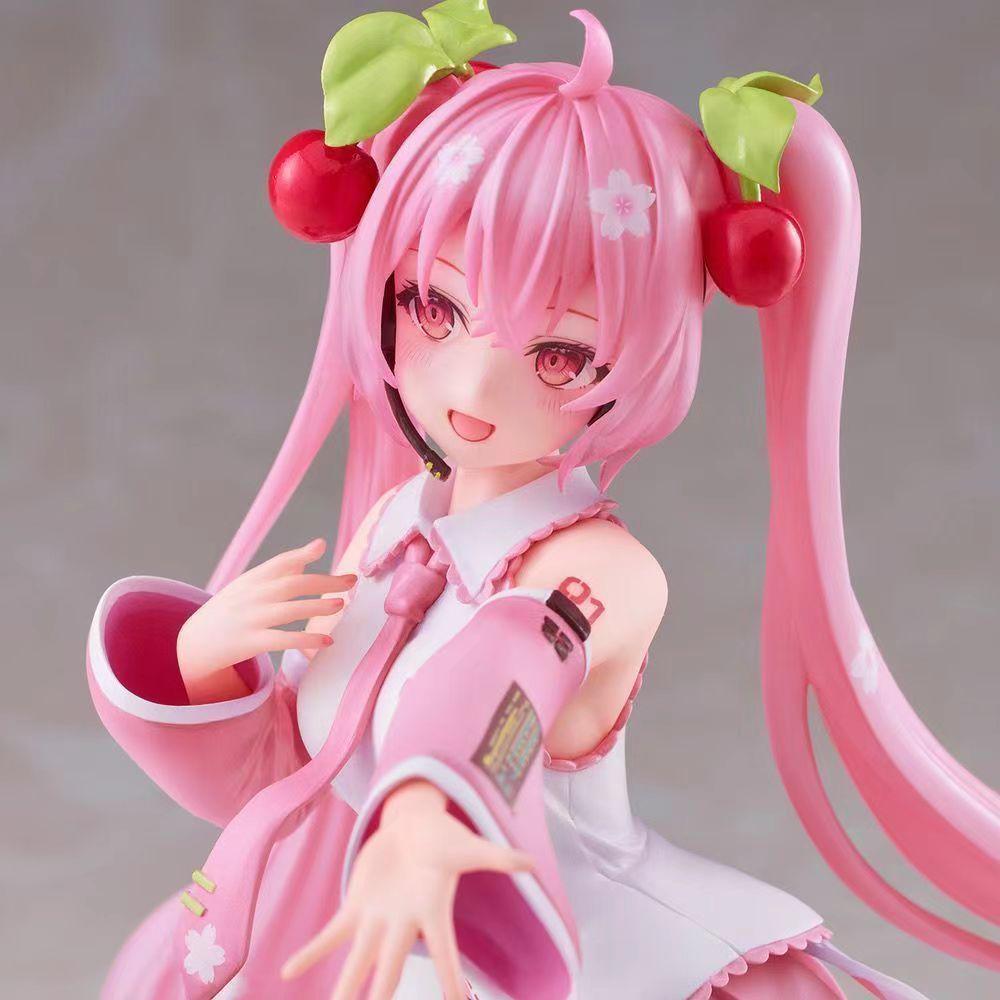 Hatsune Miku Sakura Princess Anime Figure - Beautiful Girl Desktop Ornament Gift