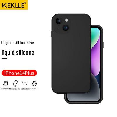 KEKLLE Flüssigsilikon Stoßfeste Handyhülle für iPhone 14/15 Serie