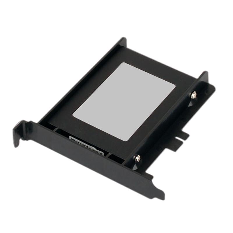 Pci Slot 2.5Inch Hdd Ssd Rear Panel Mount Bracket Hard Drive Adapter Tray Caddy