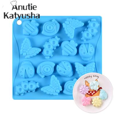 Baking Tools Insect/Bee/Butterfly Shape Cake Mold Silicone Mold Candy Jelly Chocolate Mould Fondant Cake Decorations