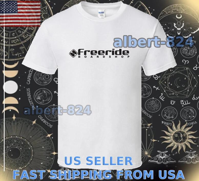 НОВАЯ ФУТБОЛКА FREERIDE BOARDSHOP ЛОГОТИП SKATE Футболка СМЕШНАЯ АМЕРИКАНСКИЙ РАЗМЕР ОТ S ДО 5XL 2XL