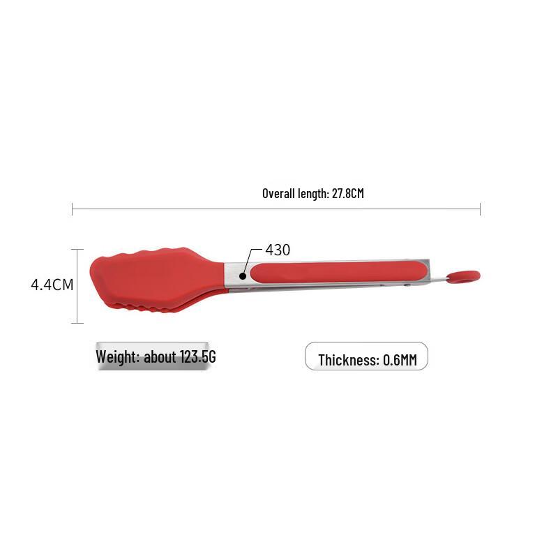 Multi-functional Silicone Food Tongs