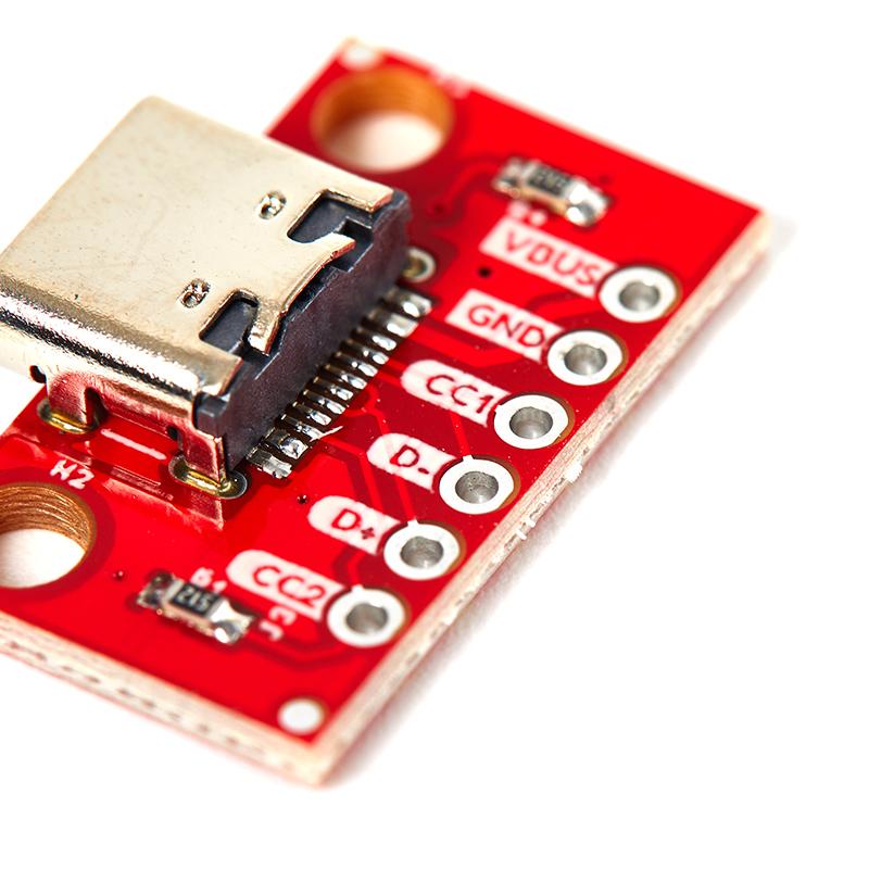1Pc Usb 3.1 Type C Connector 16 Pins Female Socket Receptacle Adapter To Solder Wire Cable 16 Pins Support Pcb Board