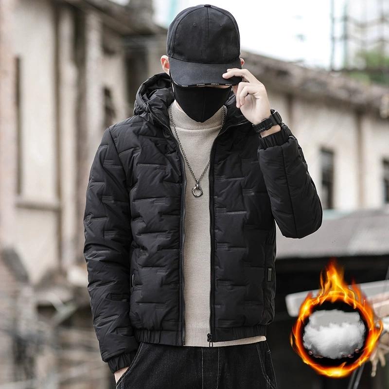 

Зимние трендовые парки, пальто с хлопковой подкладкой, куртка, мужские парки, верхняя одежда, куртка с капюшоном, повседневный ветрозащитный плащ, толстое теплое пальто, мужская куртка XS чёрный