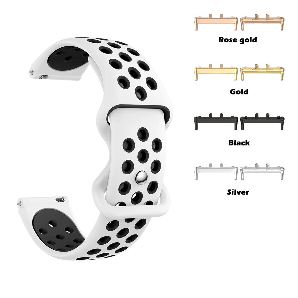 Two Tone Strap for Samsung Galaxy Watch Fit3 Breathable Round Hole Band Suitable for Samsung Galaxy Watch Fit3 Smartwatch Correa