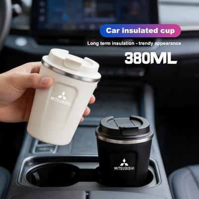 Cxtbky1 Car Coffee Cup Insulated Cup 304 Stainless Steel Portable Cup For Xforce ASX L200 Eclipse Cross Outlander Xpander EK