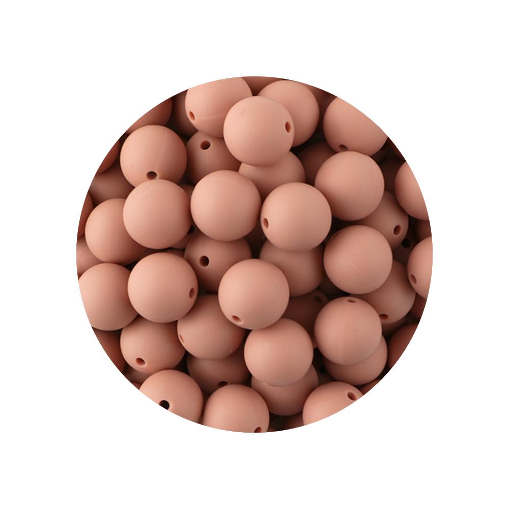 Kovict 9MM 40-80Pcs Round Silicone Bead 9MM Food Grade For Jewelry Making DIY Bracelet Pacifier Chain Accessories