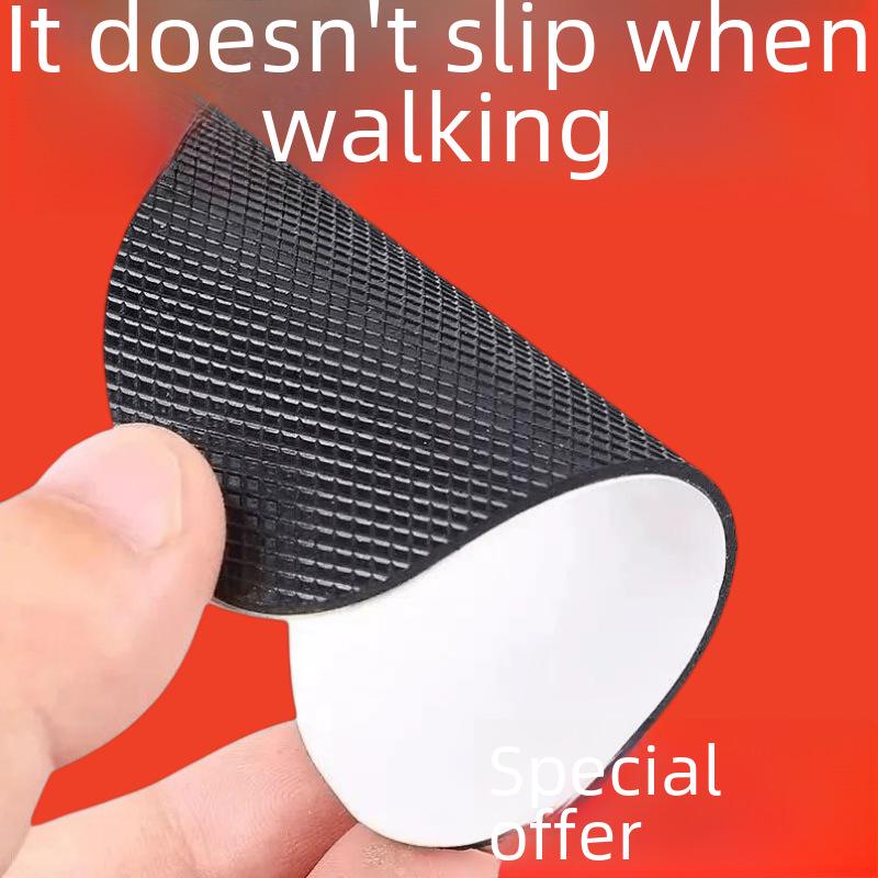 Adhesivos Antideslizantes para Suelas de Tacones Altos - Resistentes al Desgaste, Goma, Silenciosos, Autoadhesivos para Reparación del Antepié.