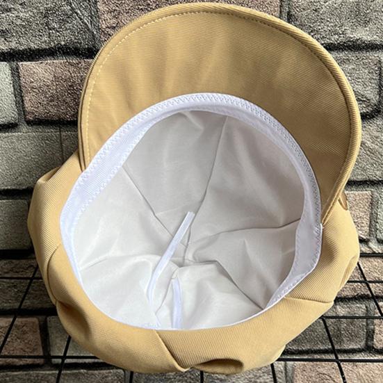 Boina octogonal con tapa de nube elegante, gorra de mujer versátil y cómoda de ala corta de Color sólido para Otoño/Invierno