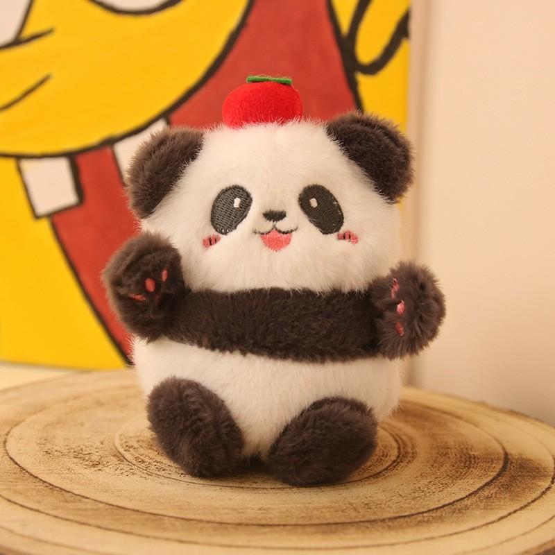 Panda Plush Keychain With Pp Cotton Filling For Gift And Collection