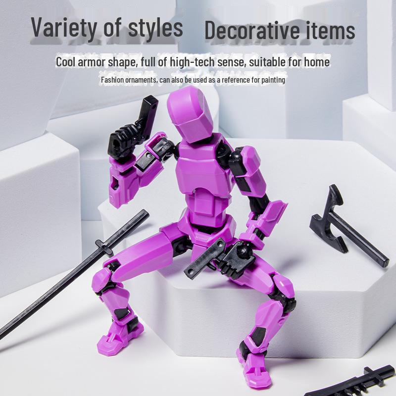 3D Movable Jointed Children's Dolls - Decompression Toy