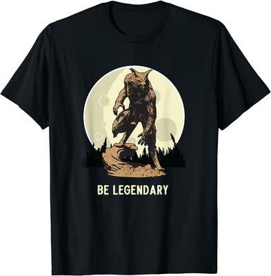 Tricou unisex cu vârcolac, legendar, motivațional, inspirator