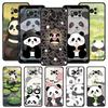 Cute Panda Climbing Bamboo Phone Case For For Xiaomi Poco X6 X5 Pro X4 X3 NFC F5 Pro F4 F3 GT M5 M4 Pro 5G M3 C51 C50 C55 Cover