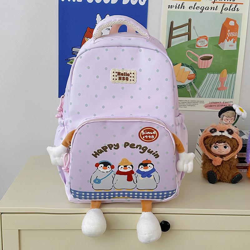 Schoolbag primary school schoolbag girls cute cartoon high value niche funny backpack girls large capacity travel shoulder bag
