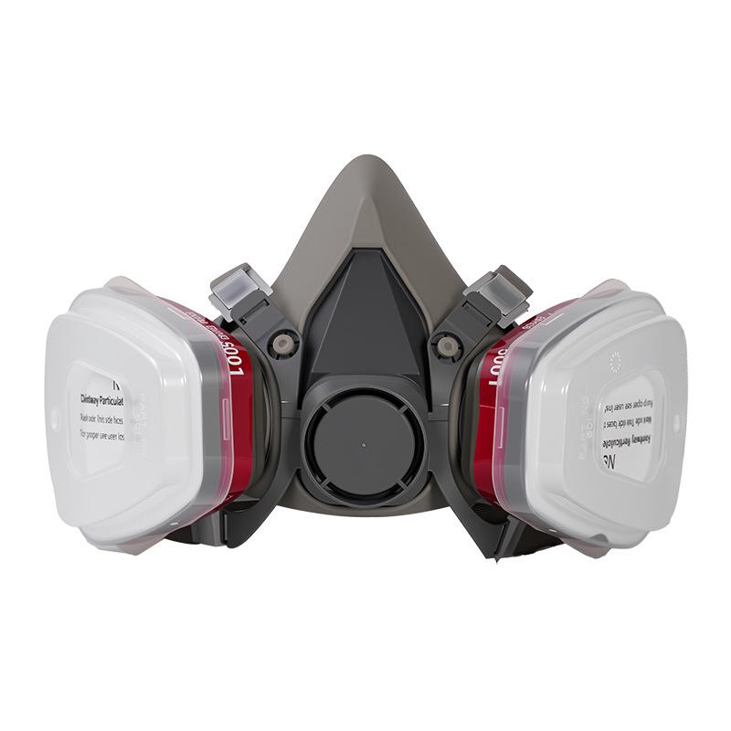 Industrial Respirator Gas Mask for Dust, Smoke, and Toxic Protection