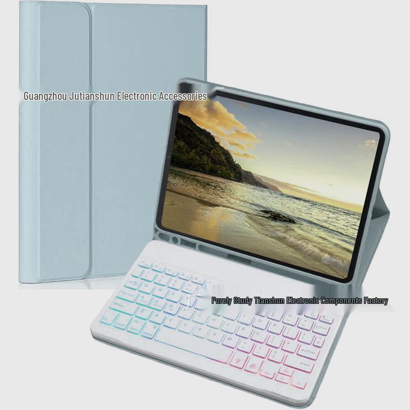 Samsung S6 Lite 10.4" Tablet Case with Backlit Bluetooth Keyboard
