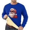 Men Sweatshirt Christmas Shirt Long Sleeve Funny Holdiay Crewneck Xmas Tops
