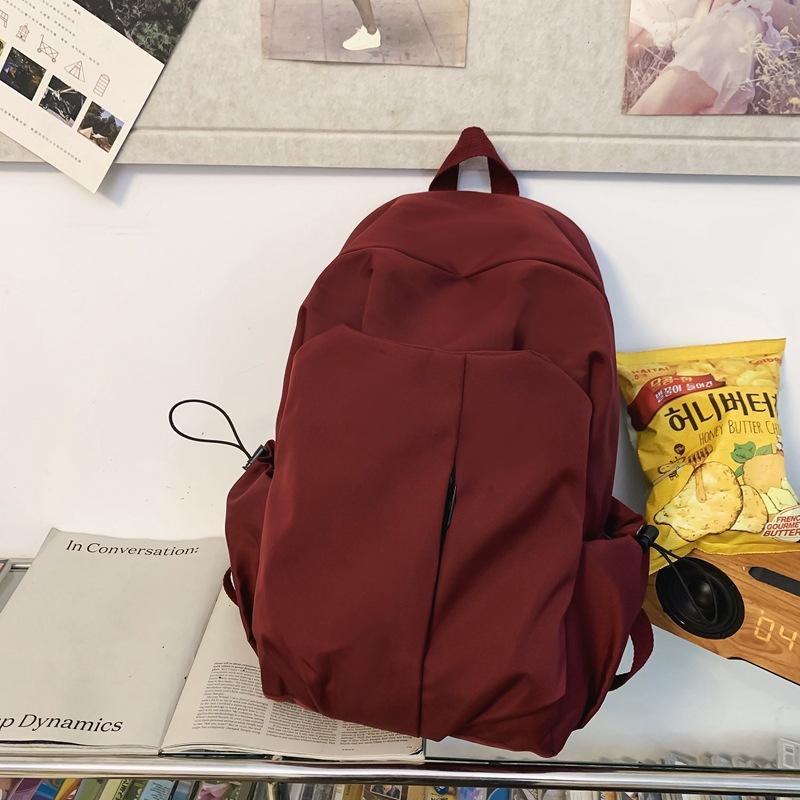 Schoolbag schoolbag male college student ins trendy cool casual simple large capacity backpack junior high school high school travel backpack