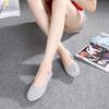 Woman Fashion Real Leather Flat Sandals Plus size 41 42 43 Woman Casual Comfortable Soft Loafers Designer Braid Cut-outs Shoes
