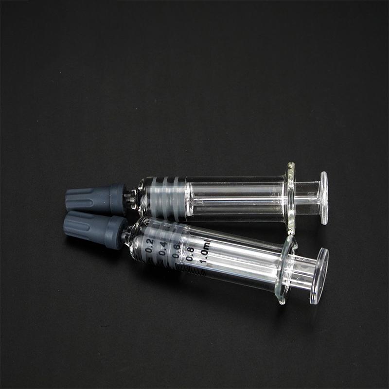 Glass Syringe Luer Lock Syringe Borosilicate Glass Prefillable Syringe 1Ml