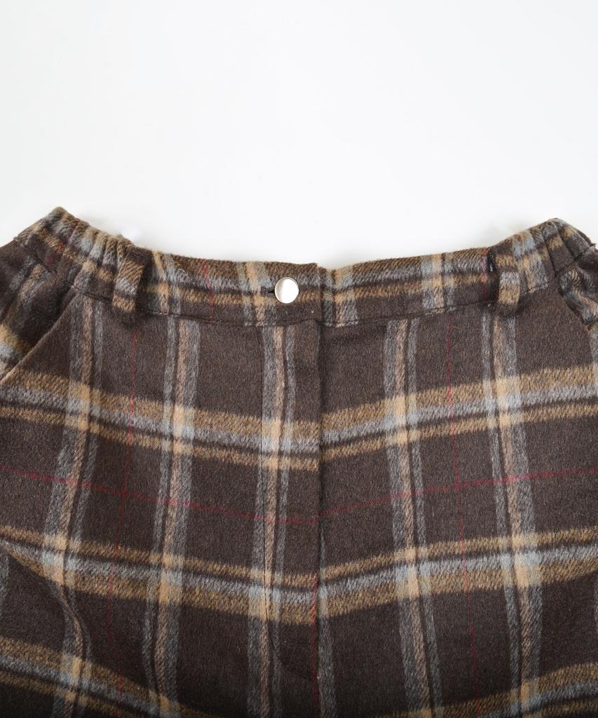 KATHARSIS Belted Bermuda Shorts Brown Check One Size