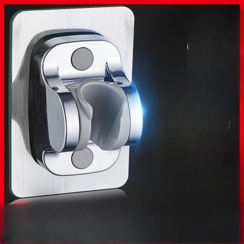 No Need for Drilling, Adjustable Showerhead Bracket, Bathroom Shower Head, Rain Shower Lotus Pod, Fixed Wall Base