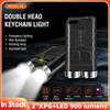 Super Bright Pocket Torch Light XPG LED Multifunctional Mini Keychain Flashlight Type-C USB Rechargeable Outdoor Camping Torch