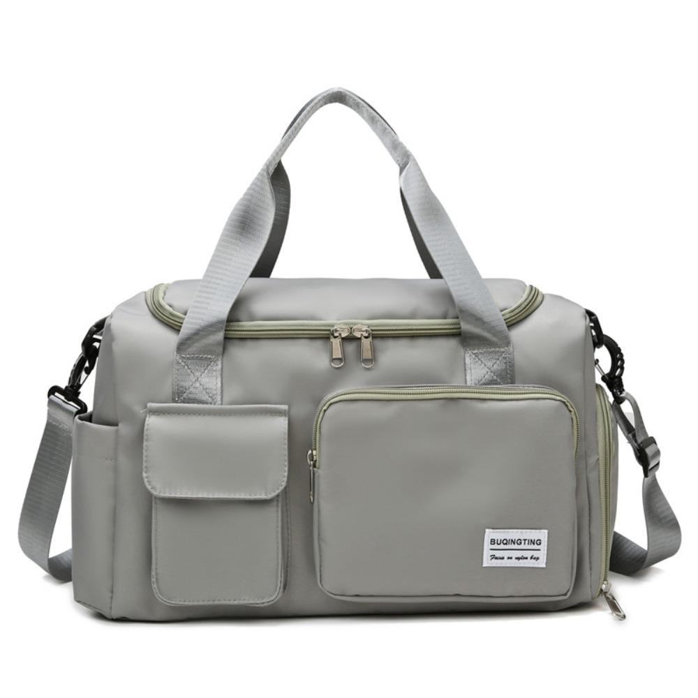 

Foldable Nylon Duffle Bag Oxford Large Capacity Handbag Portable Travel Luggage Bag Sports Style 7