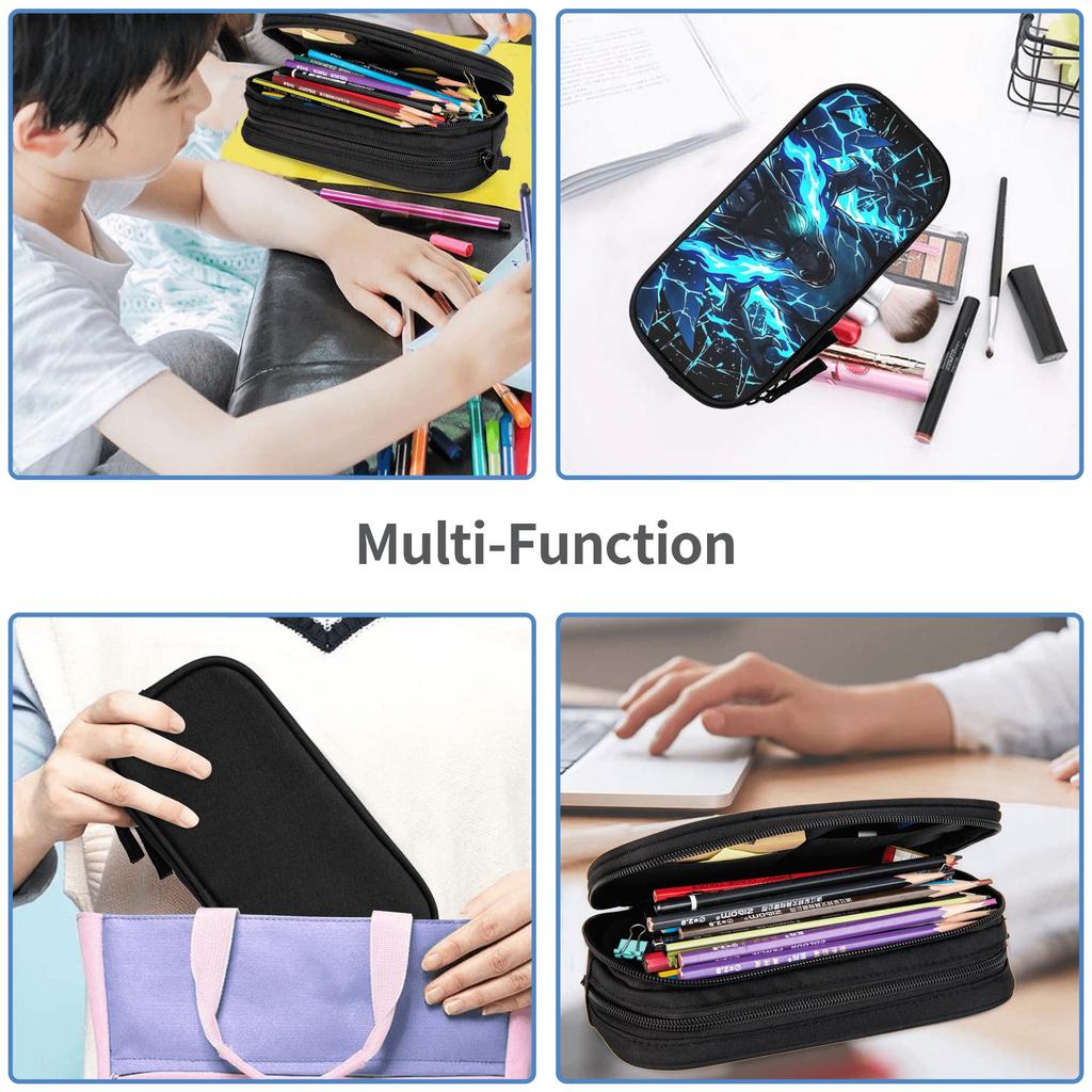 Custom Pokemon Mega Charizard X Blue Flame Large Capacity Bags for Child  Handheld Study Bag for Boys Gilrs Kids
