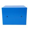 Small Safe Box with 2 Keys Programmable Digital Keypad Magnetic Lock Safety Box for Home Dorm Office Hotel Blue