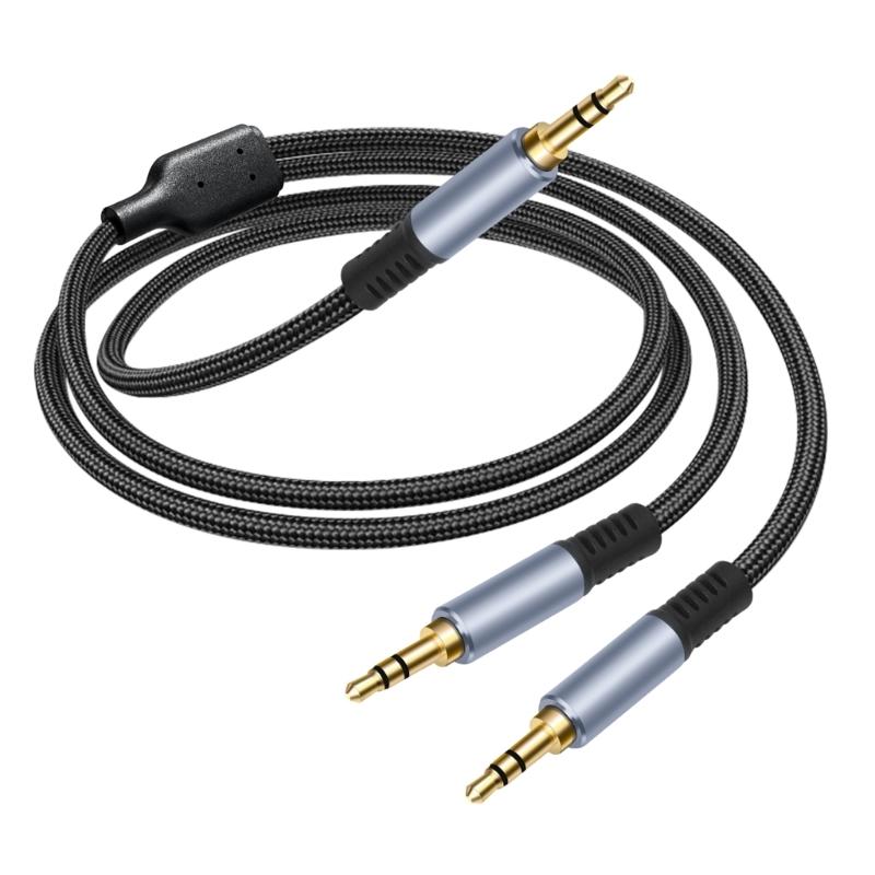 3.5mm TRS Y Splitter Adapter Cord Combines or Split Sound Signal for Speakers and Headphones Use with Music Player